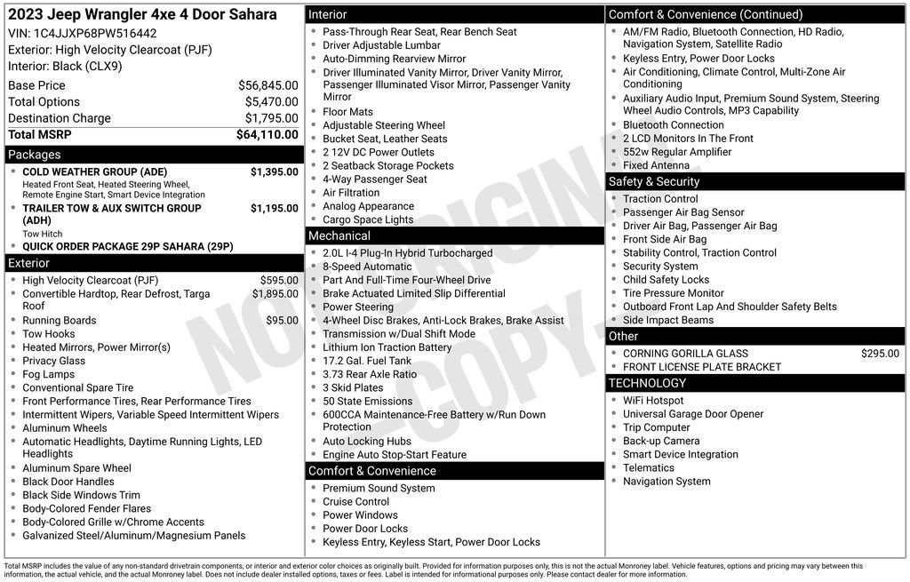 2023 Jeep Wrangler 4xe Sahara