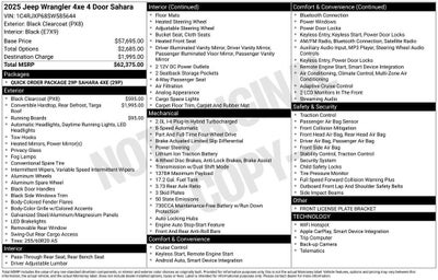 2025 Jeep Wrangler 4xe Sahara