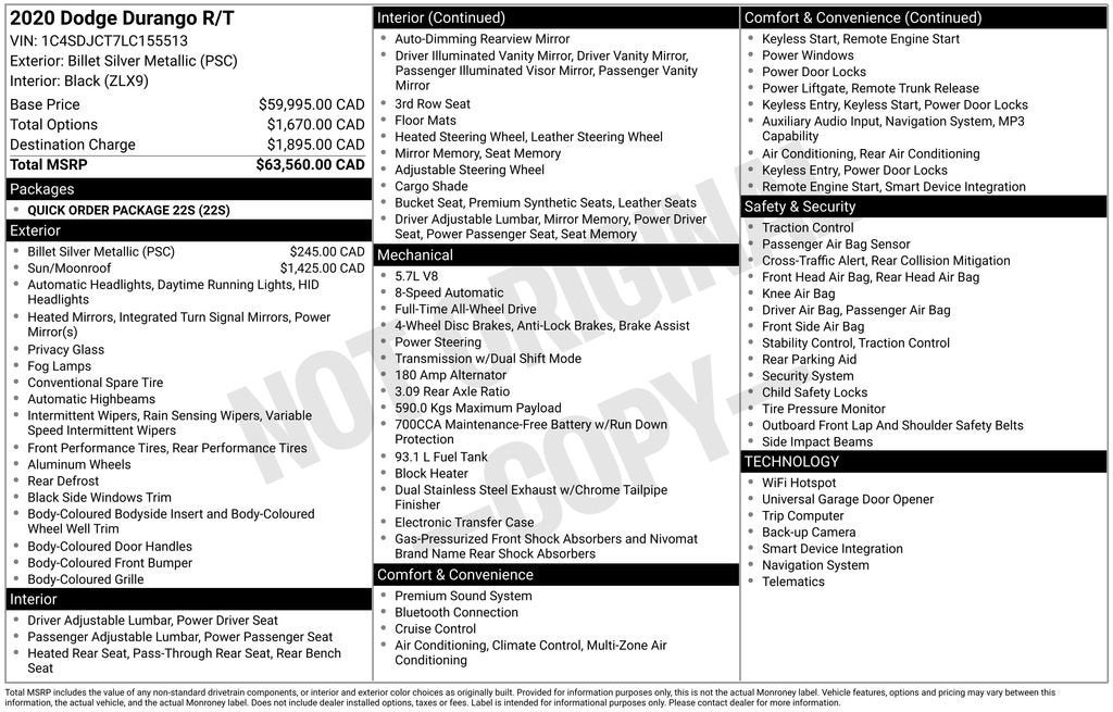 2020 Dodge Durango R/T