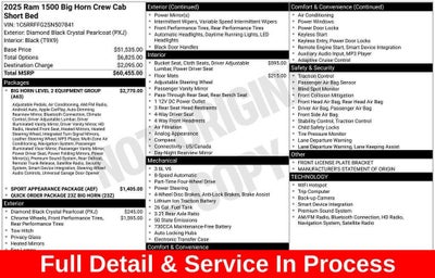 2025 RAM 1500 Big Horn
