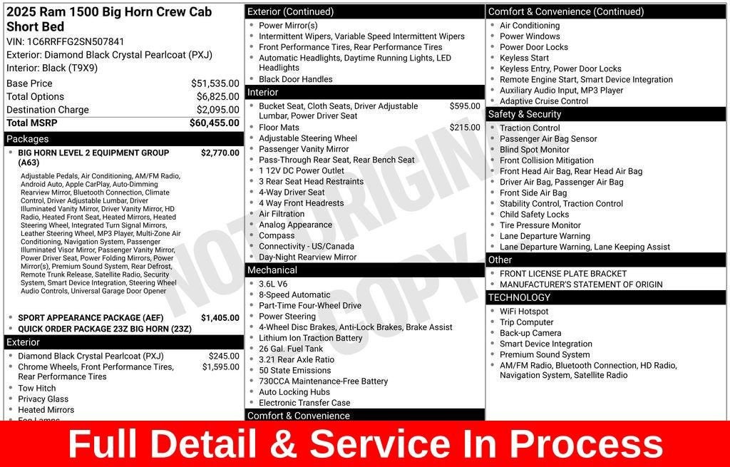 2025 RAM 1500 Big Horn