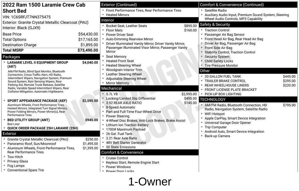 2022 RAM 1500 Laramie
