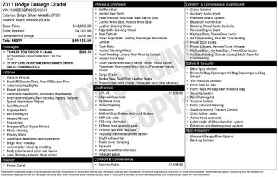 2011 Dodge Durango Citadel