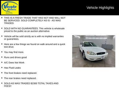 2004 Ford Taurus SES