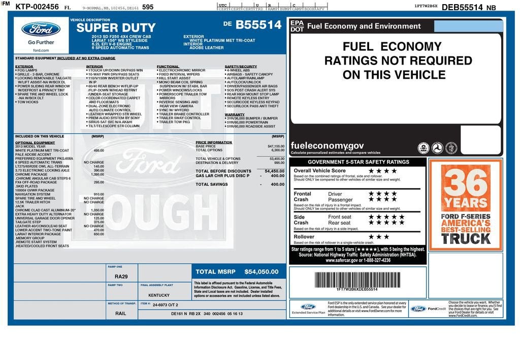 2013 Ford Super Duty F-250 SRW XL