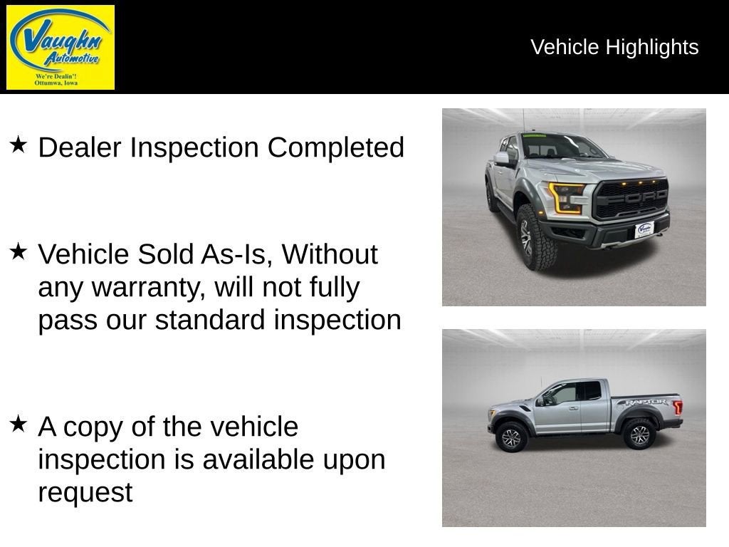 2017 Ford F-150 Raptor