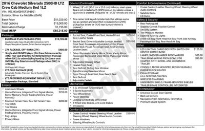 2016 Chevrolet Silverado 2500 HD LTZ