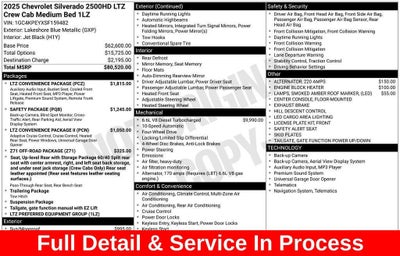 2025 Chevrolet Silverado 2500 HD LTZ