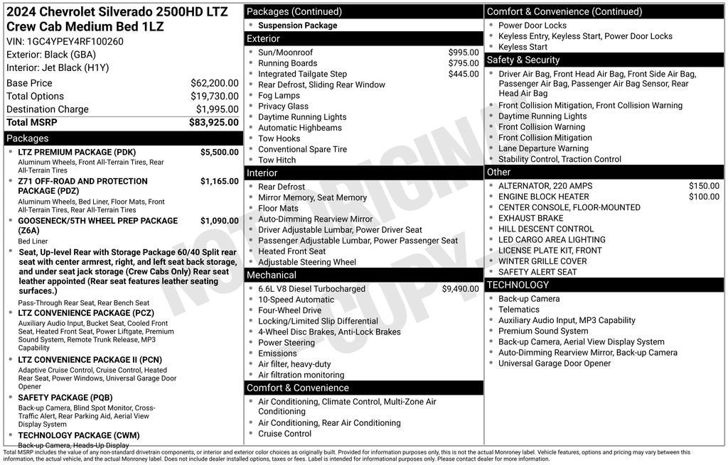 2024 Chevrolet Silverado 2500 HD LTZ