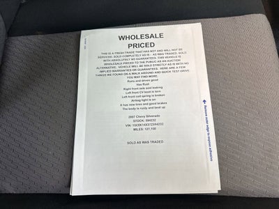 2007 Chevrolet Silverado 1500 Work Truck