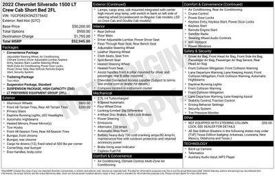 2022 Chevrolet Silverado 1500 LT (2FL)