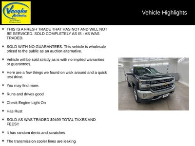 2016 Chevrolet Silverado 1500 LTZ