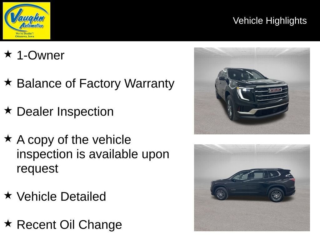 2025 GMC Acadia Elevation