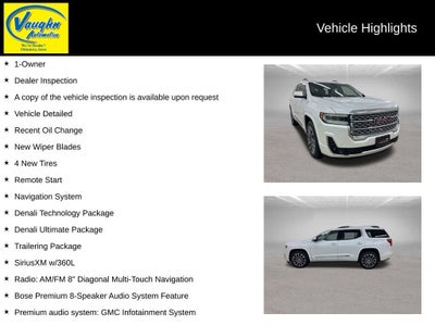 2022 GMC Acadia Denali