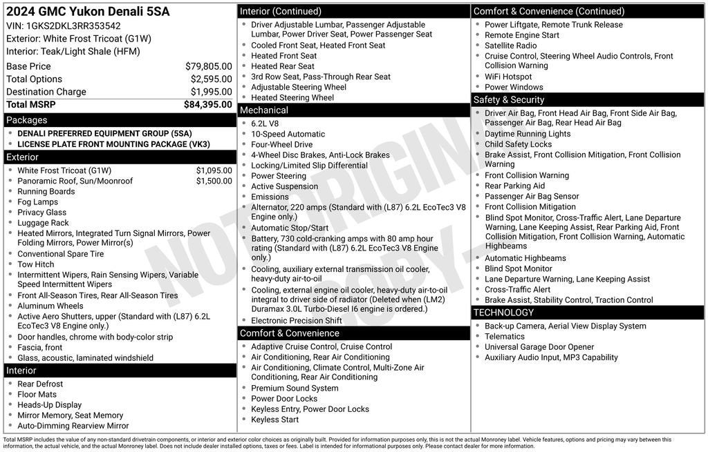 2024 GMC Yukon Denali