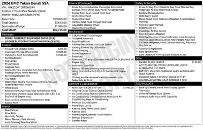 2024 GMC Yukon Denali