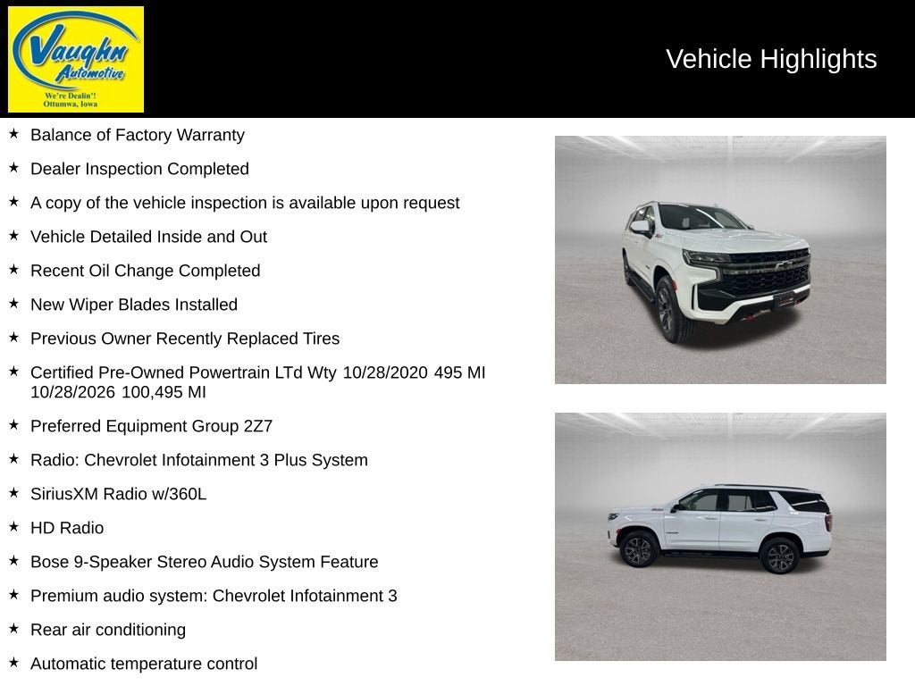 2021 Chevrolet Tahoe Z71