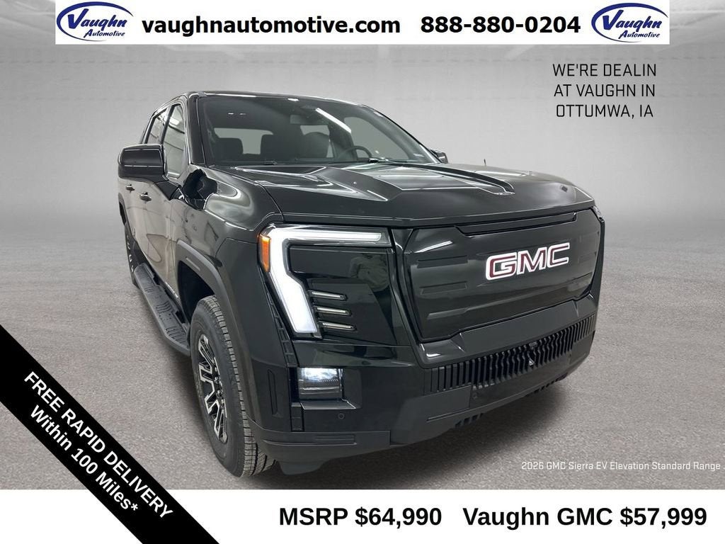 2026 GMC Sierra EV Elevation Standard Range