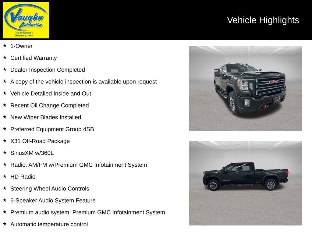 2021 GMC Sierra 2500 HD AT4