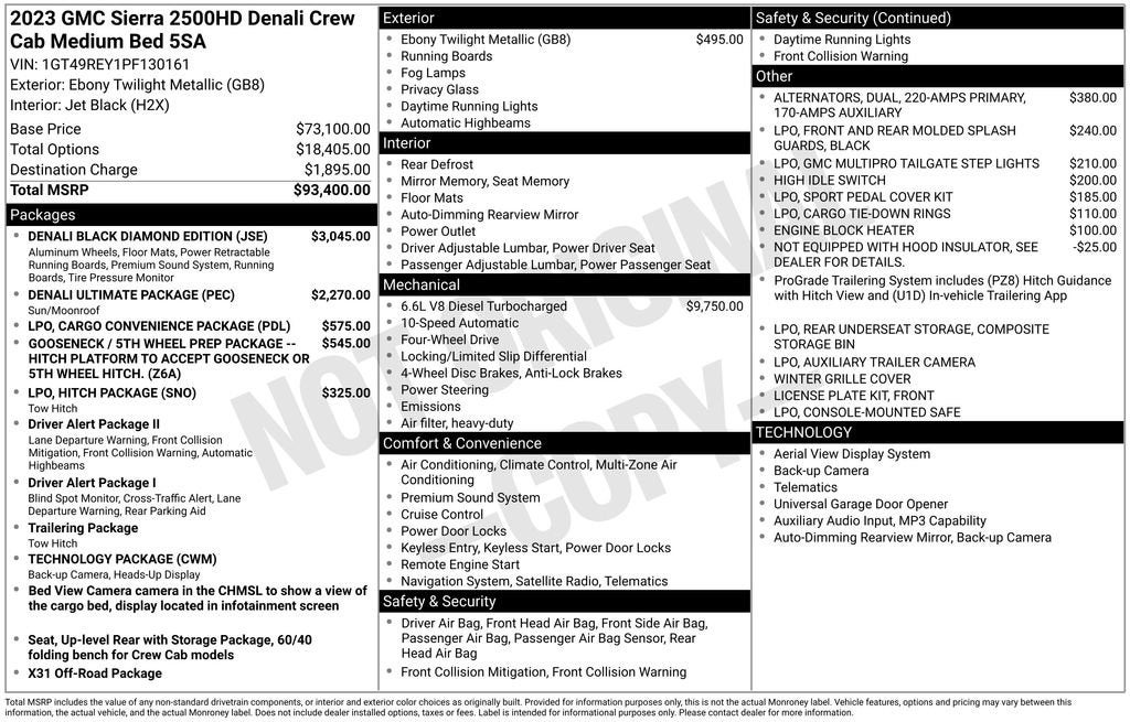 2023 GMC Sierra 2500 HD Denali