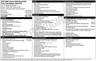 2022 GMC Sierra 3500 HD Denali