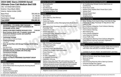 2024 GMC Sierra 2500 HD Denali Ultimate