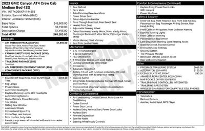 2023 GMC Canyon AT4