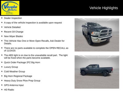 2018 RAM 2500 Big Horn