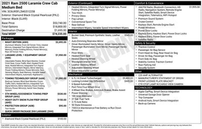 2021 RAM 2500 Laramie