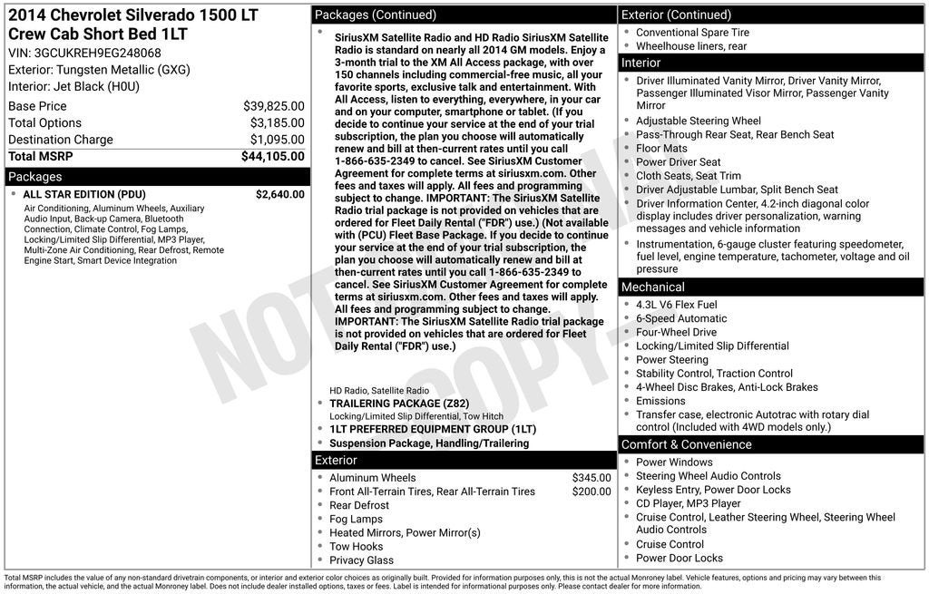 2014 Chevrolet Silverado 1500 LT