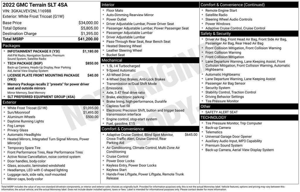 2022 GMC Terrain SLT