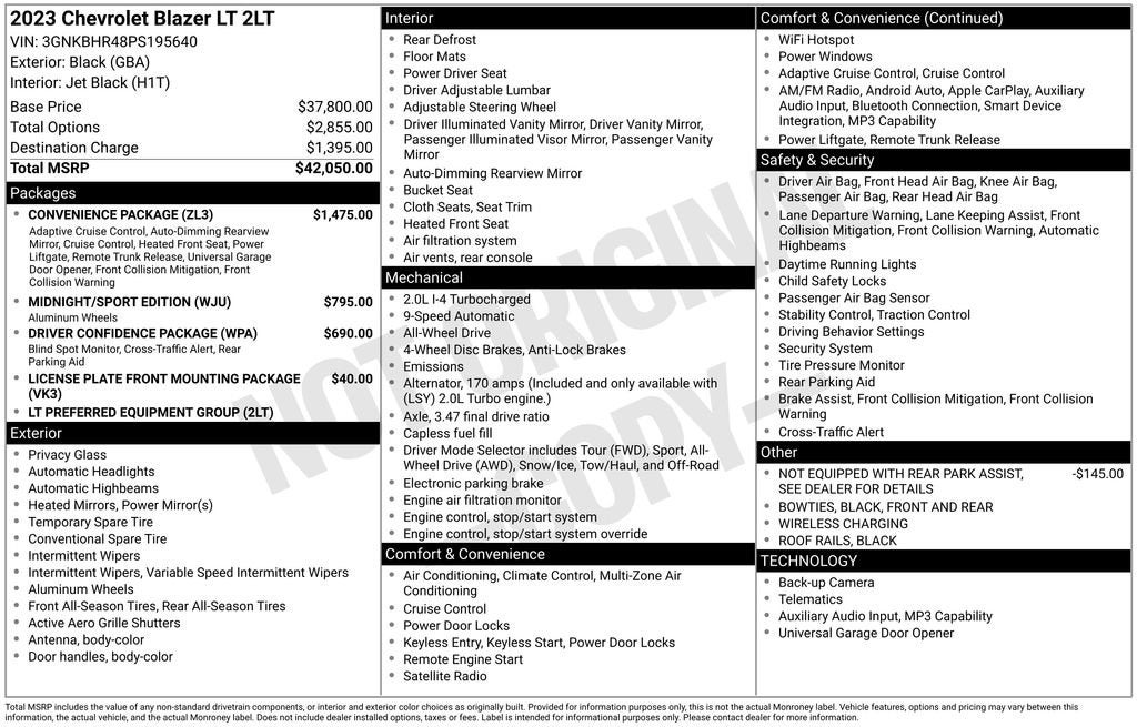 2023 Chevrolet Blazer 2LT