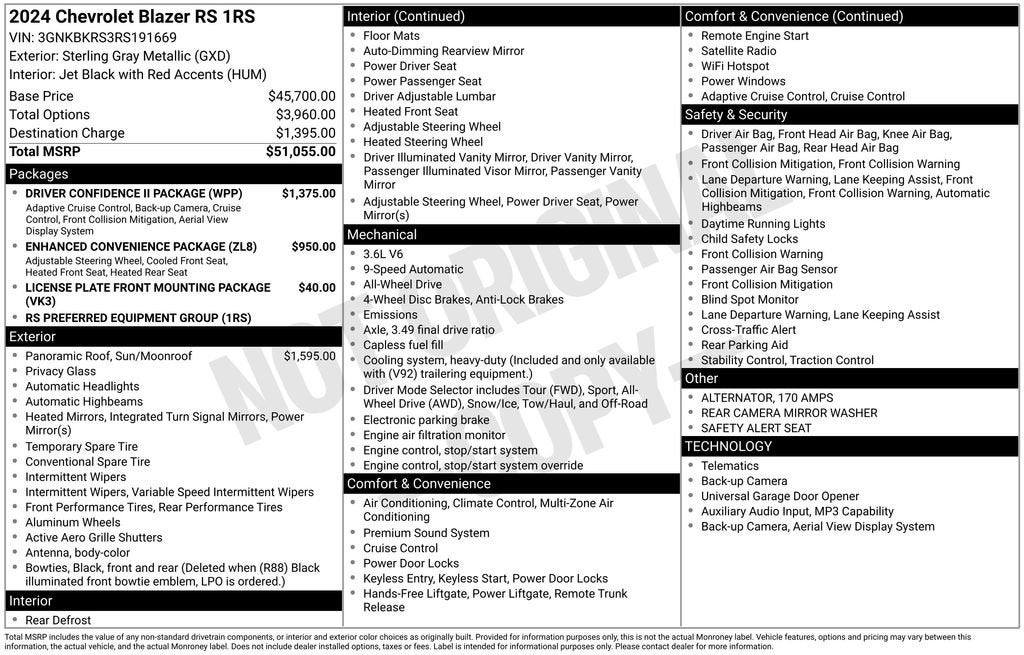 2024 Chevrolet Blazer RS
