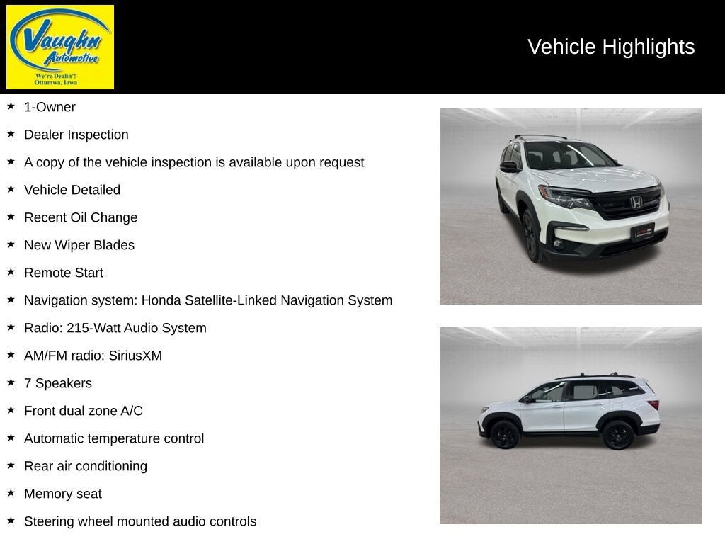 2022 Honda Pilot TrailSport