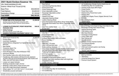 2021 Buick Enclave Essence