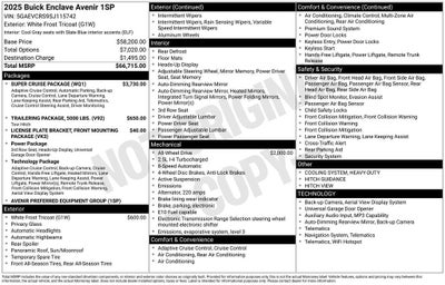 2025 Buick Enclave Avenir