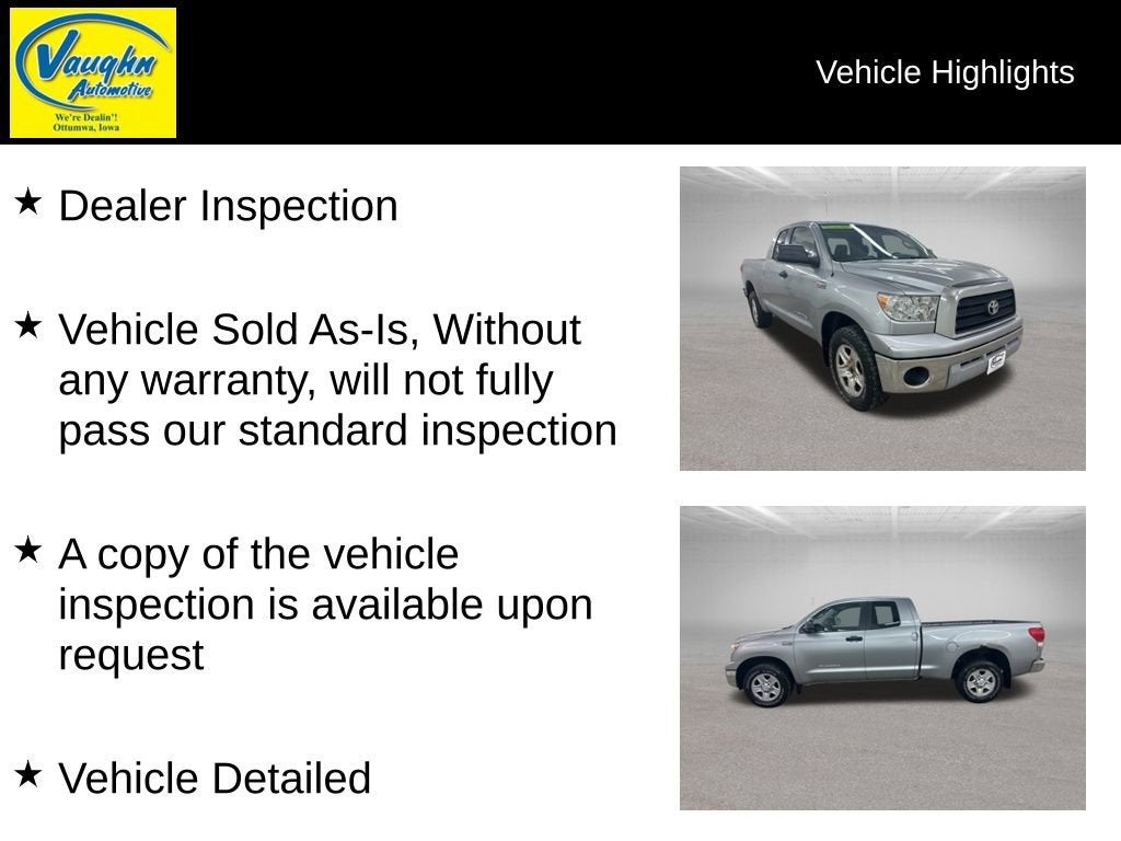 2008 Toyota Tundra 4WD Truck SR5