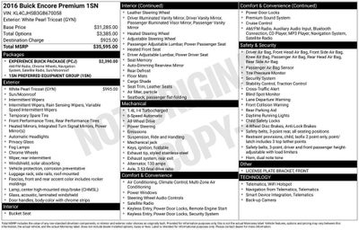 2016 Buick Encore Premium