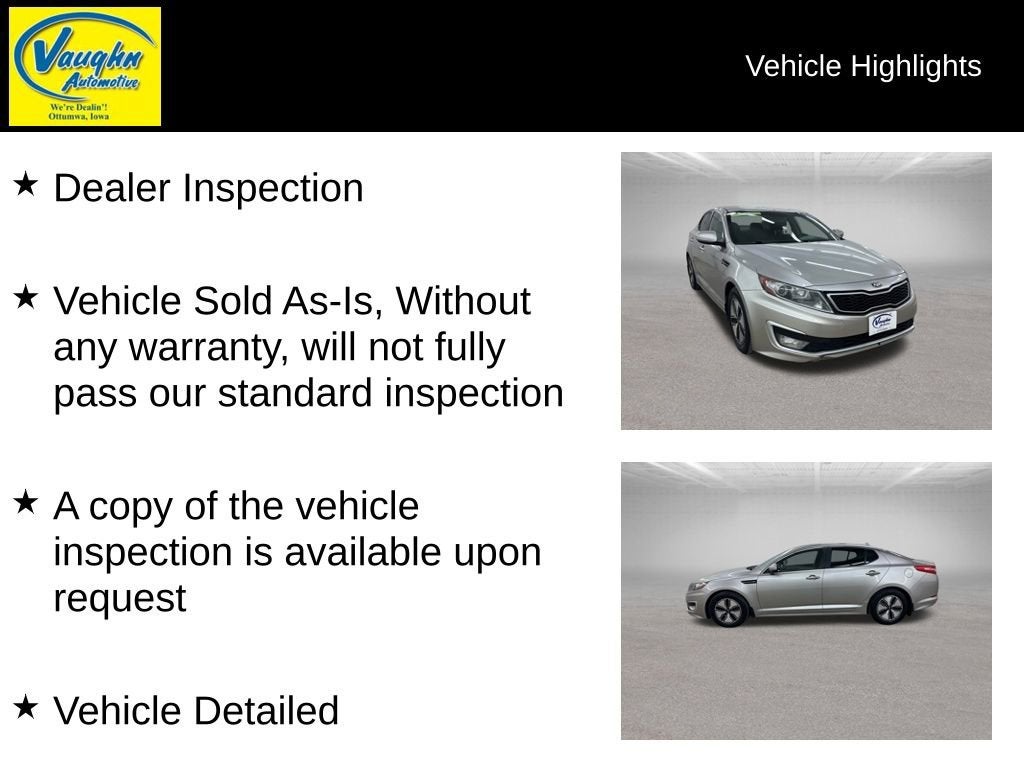 2013 Kia Optima Hybrid LX