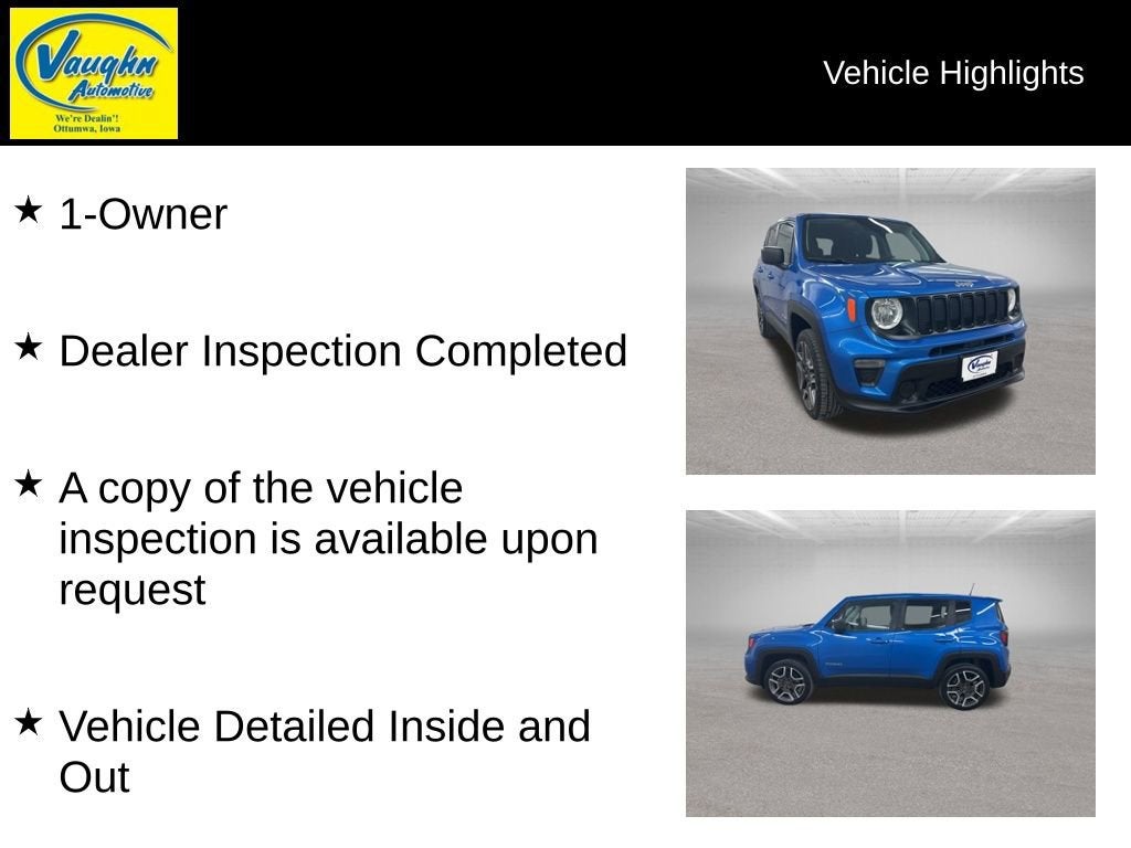 2020 Jeep Renegade Jeepster