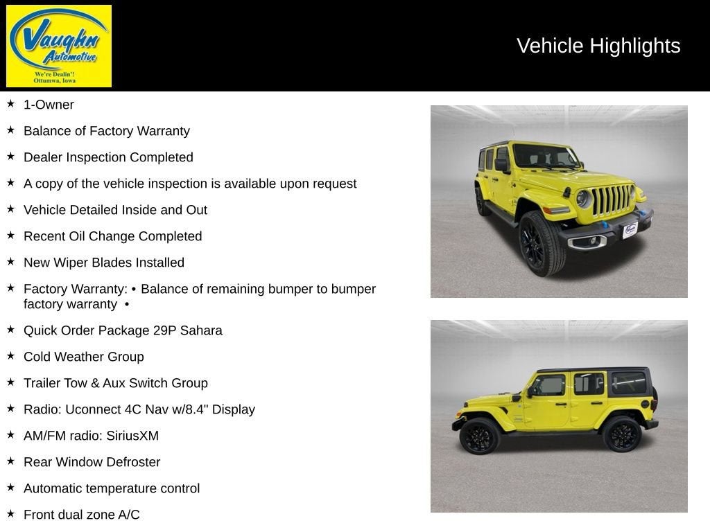 2023 Jeep Wrangler 4xe Sahara