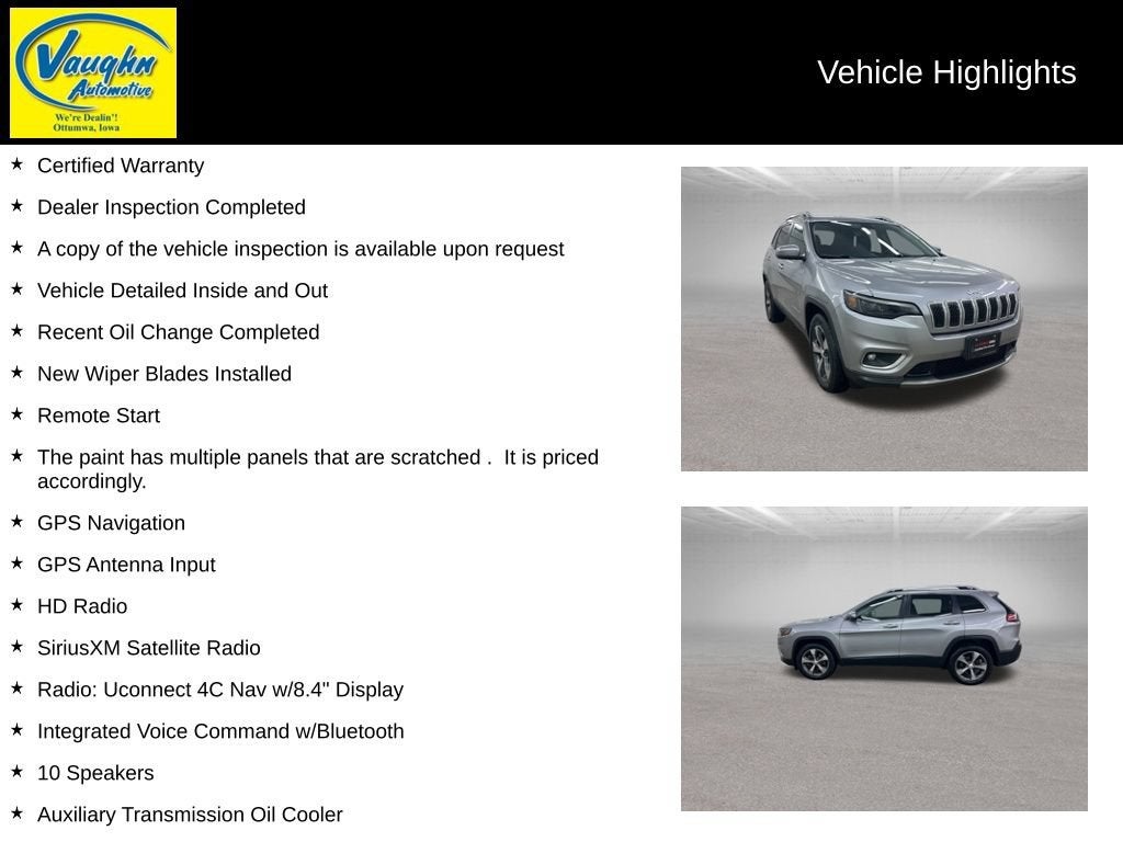 2019 Jeep Cherokee Limited