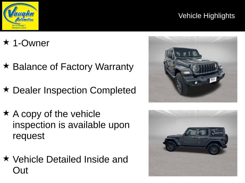 2025 Jeep Wrangler Sport S