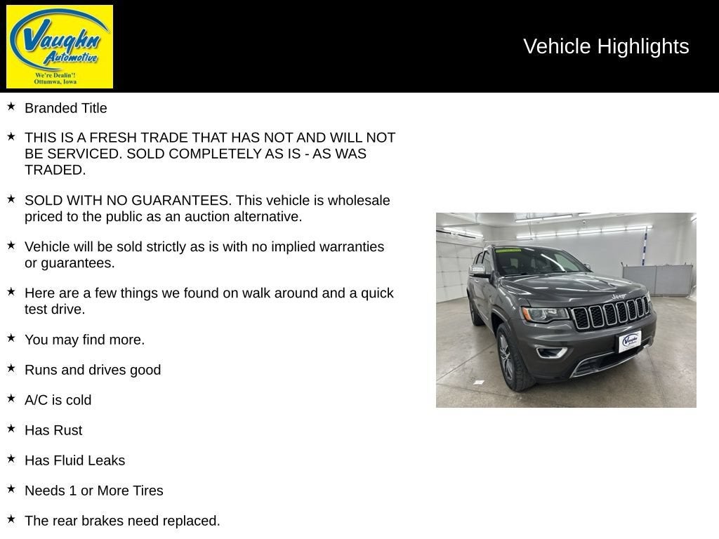 2018 Jeep Grand Cherokee Limited