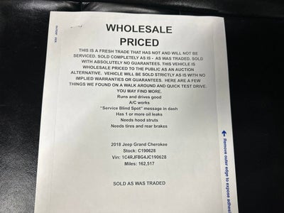 2018 Jeep Grand Cherokee Limited