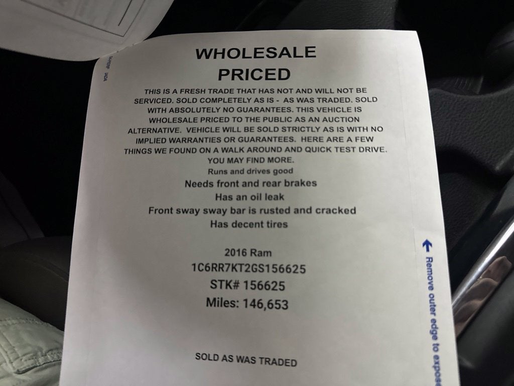 2016 RAM 1500 Express