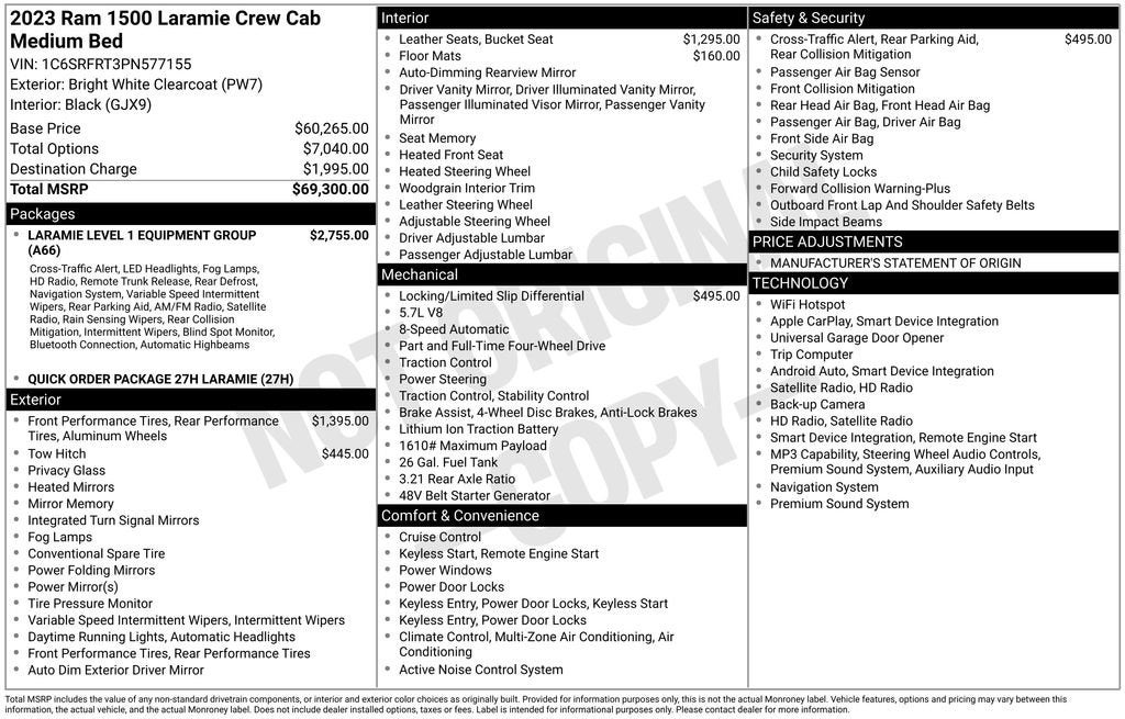 2023 RAM 1500 Laramie