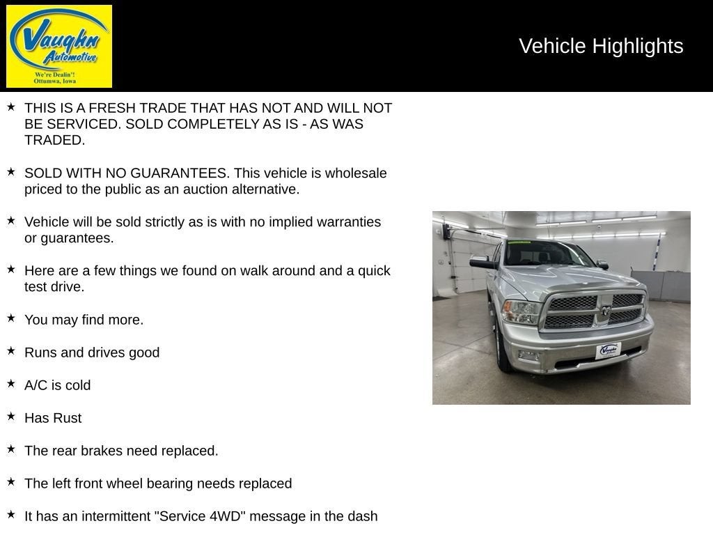 2011 RAM 1500 Laramie