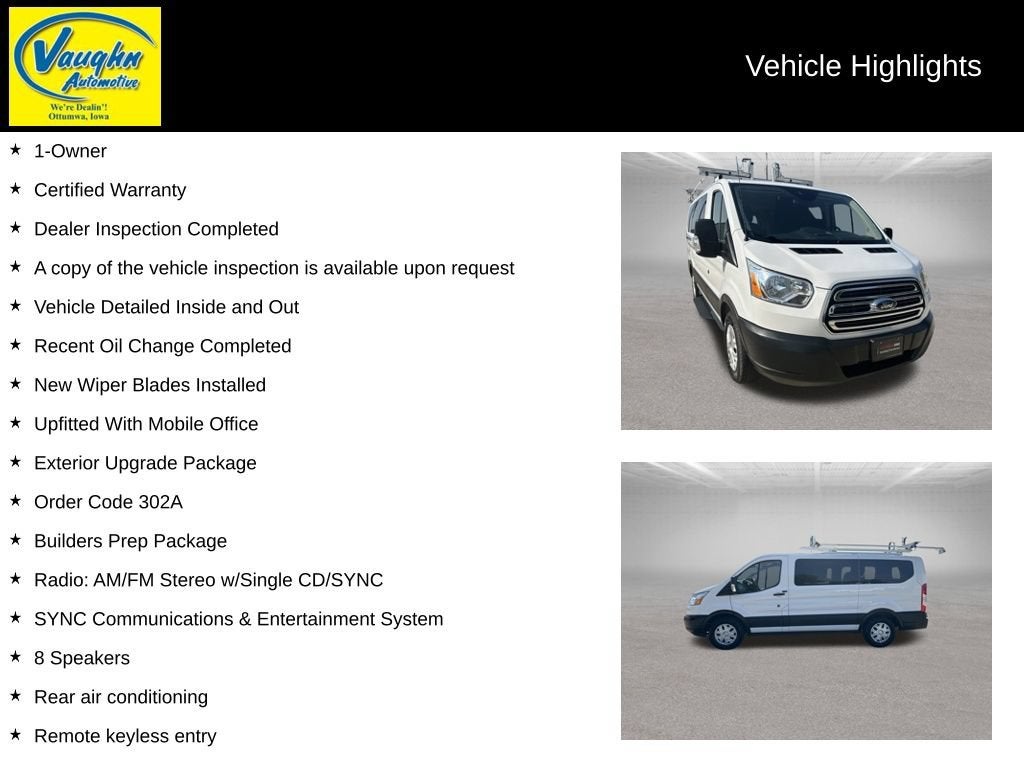 2019 Ford Transit Passenger Wagon XL