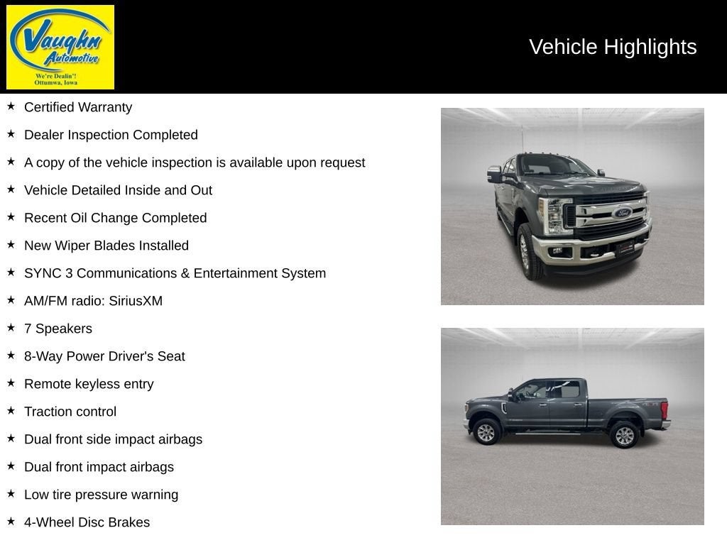 2018 Ford Super Duty F-350 SRW XL